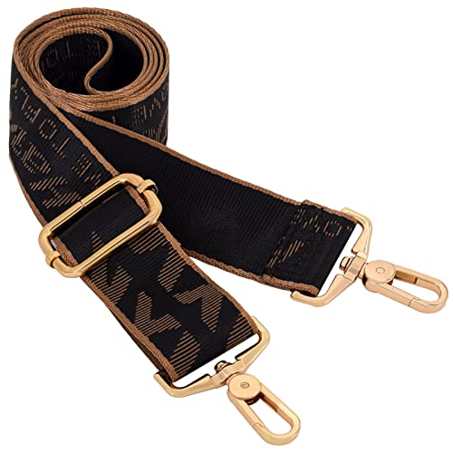 Geldbörsenriemen Crossbody, Taschengurt Ersatz Metall Drehhaken Schultergurt Gitarrengurt für Crossbody Tasche Gepäck, A Nice Day, Large