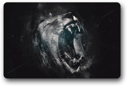 Clean Machine Doormat Hipster Lion door mat