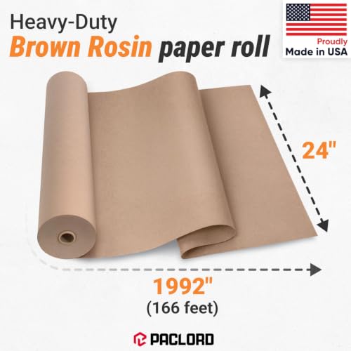Papel de Rosina Natural Marrón para Protección de Piso 24" x 166 pies miniatura 2