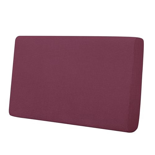 Image of Easy-Going Stretch 1 Piece Loveseat Couch Cushion Cover for Sofa | Sofa Cushion Furniture Protector Sofa Seat sofa slipcover Washable sofa cover soft with Elastic Bottom ASH Rose