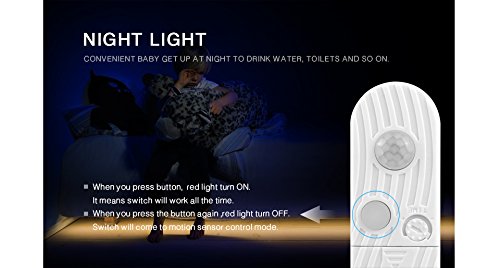 Tira LED con sensor de movimiento 1 m blanco cálido miniatura 4