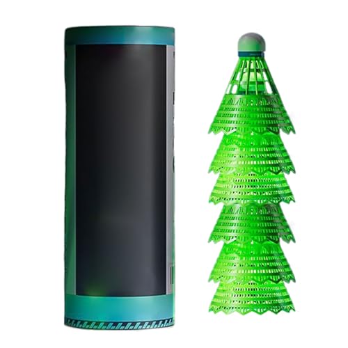 Volante de Bádminton - Plumas De Bádminton De Nylon,Juego Deportivo Familiar para Niños Y Adultos Práctica Torneos Cancha Principiantes