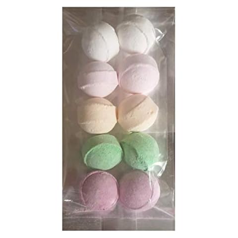 10 Assorted Scented Bath Marbles Fizzers Cover