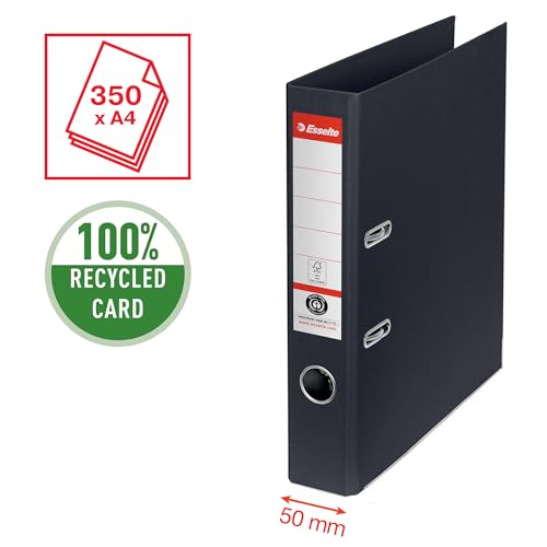 Classeur a levier Esselte A4 noir pack de fournitures de bureau - 2