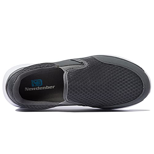 Newdenber Ndb Sport Men's Casual Lightweight Slip-On Sneaker (7 D(M) Us, Dark Grey) #TOP5