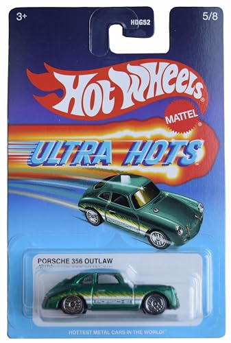 Hot Wheels Porsche 356 Outlaw Ultra Hots verde miniatura 1