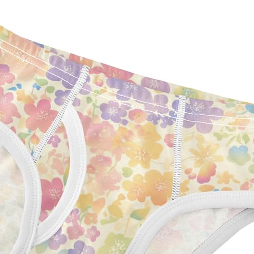 KLL Lgbt Glitter Rainbow Pride Flag Toddler Boys' Soft Athletic Underwear Cute Undies4