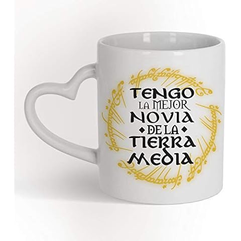 Taza Corazón El Señor de Los Anillos EL HOBBIT Cover