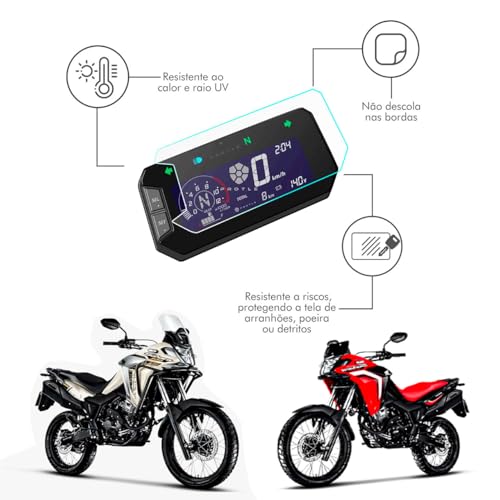 Pelicula De Proteção Brilho Painel Cb 300f Twister 2023 2024 2025 2026 / Sahara 300