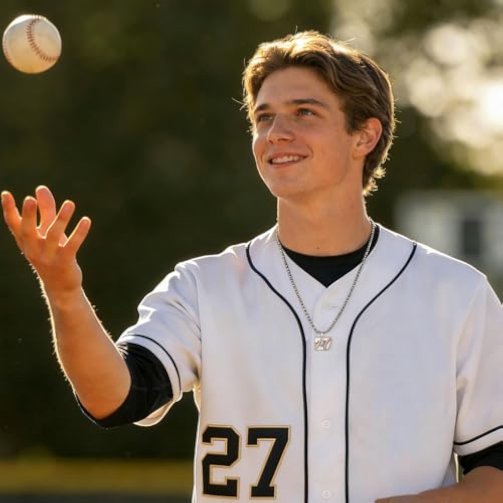 Inspiration Baseball Jersey Number Pendant Necklace