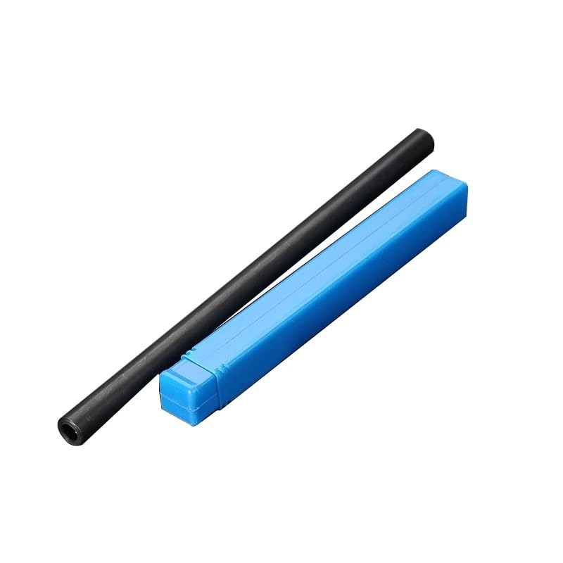 ACVACV Tubos de Acero de precisión de 600 mm de Longitud y diámetro Exterior de 12 mm, Tubos de Acero sin Costura a Prueba de explosiones(ID 4.5mm)