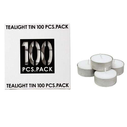 Amazon.co.jp: ティーライトティン100個入 × 8個セット : ホーム