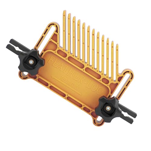 Yechiry Tablero de Plumas para Carpintería, Ranura de Chaflán única de Alto Rendimiento para Accesorios de Herramientas Eléctricas, Materiales PP, Juego de 2, Tablero de Plumas Cuadrado para