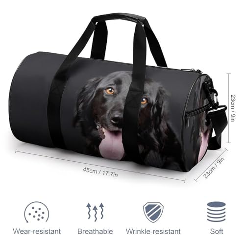 Sac de voyage Labrador Noir polyvalent pour le week-end - 2