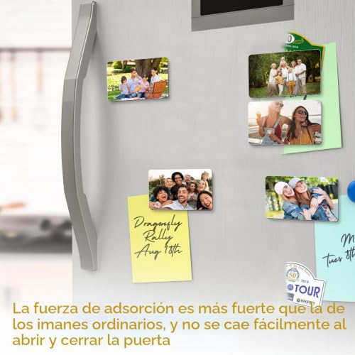 Miniatura 5 de Goedch Imanes De Nevera En Blanco Para Sublimación: 30 Piezas Imanes Rectangulares Con Fotos, Imanes Cuadrados Decorativos Diy Para Oficina, Cocina, Decoración De Pared, Imán De Nevera Personalizado