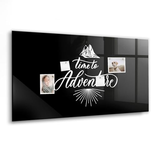 Tableau en verre magnétique 120x60cm avec surface anti-rayures pour notes et rappels quotidien