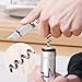 3-Pack Professional Waiter Corkscrew Wine Key with Leather Protection Gift Bag, Long Rosewood Handle Stainless Steel Handle Wine Opener for Bar Restaurant Waiters, Sommelier, Bartend, Rosewood Hand