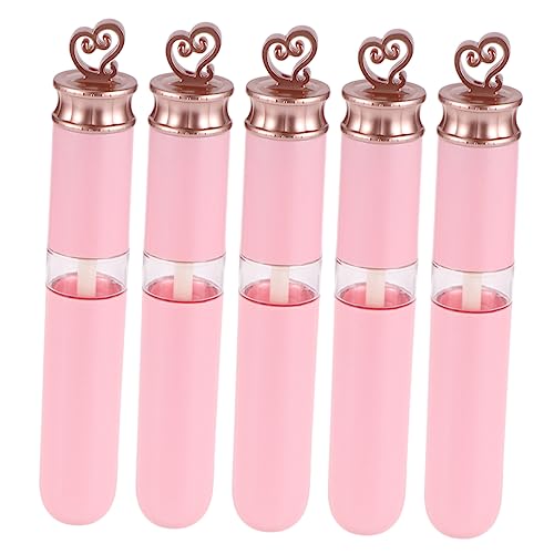 Angoily 5pezzi Tubetti Vuoti Per Lucidalabbra Erogazione Facile Design Per Diy Lip Gloss e Cosmetici