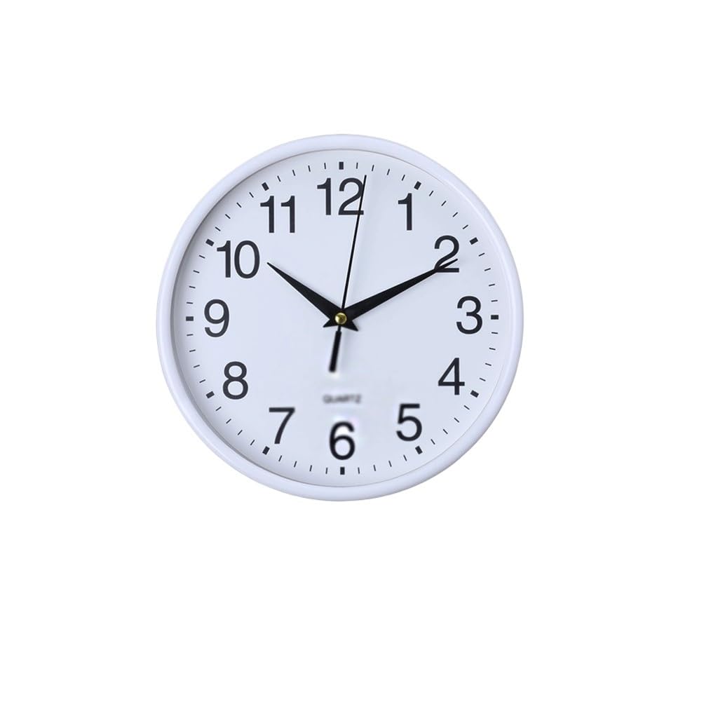 Eines B Silent Decorative Wall Clock Simple Plastic Silent Wall Clock Living Room Digital Clock Round Clock Easy To Read