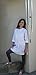 Ayurvastram Bibab Pure Cottn Hand Embroidered Front Pleated Tunic Top Kurti: White, Sz10