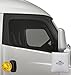 Qualizzi XXXL Window Sun Shades for Trucks Up to 50in. x 35in. Slip-On Truck Countoured Window Shade Socks for Side Windows. 2-Pack