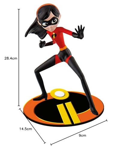 Figuras de Los Increíbles 2 sin PVC juego de 5 figuras para niños 7
