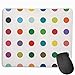 Produktbild Rainbow Colors Dots Pattern Rechteckiges, rutschfestes Gaming-Mauspad Tastatur Gummi-Mauspad für Heim- und Büro-Laptops