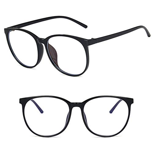 geneic Anti Blauw Licht Bril Blokkerende Filter Ronde Computer Bril Mannen Vrouwen Super Licht Frame Brillen Roze Clear… - Image 7