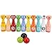 Produktbild VGEBY Kegelspiel für Kinder Bowling Ball Set mit 10 Kegel und 3 Bälle Draußen Spielzeug Pädagogisches Holzspielzeug Spielzeug Geschenke Spiele ab 2+ Jahren Andere Outdoor-Spielzeuge Für Kinder