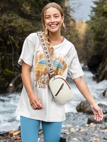 CLUCI Cross Body Bag Purse for Women, Sling Bag Crossbody Purse, Leather Sling Bag Crossbody Bags Trendy Chest Bag for Travel2