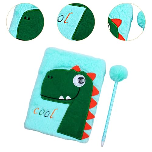 Bloc-notes peluche dinosaure vert le cadeau d'anniversaire idéal - 3