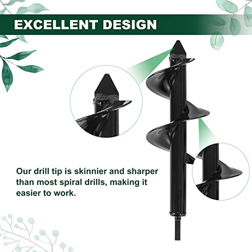 image for COMOWARE Garden Auger Drill Bit 4X12