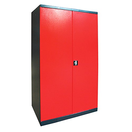 Preisvergleich Produktbild DEMA Schrank"XXL" anthrazit / rot 110x192x58