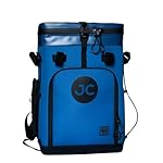 Convertible Cooler Backpack with Dry Storage by JustinCASE | Waterproof Travel Cooler Bag for Drinks, Clothes & Trips