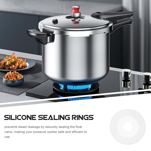 BESPORTBLE 12 Anillos de Sellado de Silicona Transparentes para Olla de Presión, Repuestos para Válvulas de Flotador, Compatibles Ollas Eléctricas, Accesorios para Cocina y Fácil Limpieza - imagen 6
