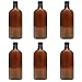 Produktbild mikken - 6 Medizinflasche in Braunglas Apothekerflaschen inkl. Etiketten a 250ml