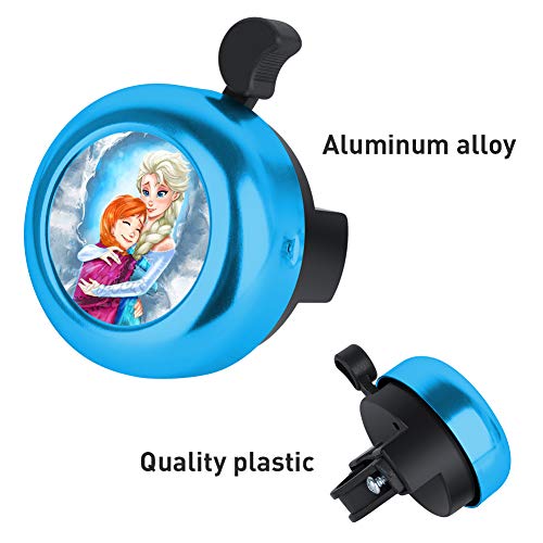 Cuwana Bike Bell Aluminum Frozen Elsa Princess Minnie Stitch Cartoon Cute Bicycle Bell Loud Clear Sound Bike Accessories For Adults Kids Girls Boys Women #TOP4