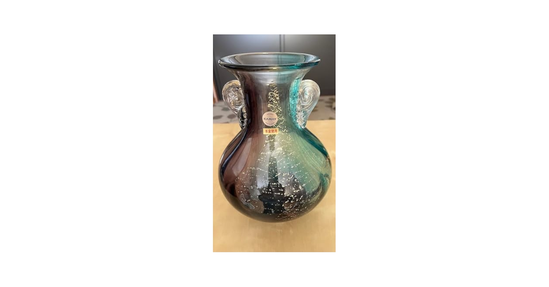 骨董　時代もの　金の網目に蝶々　花瓶　花入　古い物　古い花瓶 花瓶】金鶴 花器 工芸品 骨董品 壺 アンティーク - メルカリ