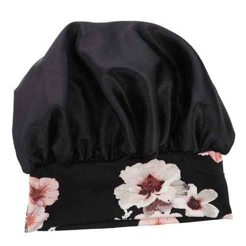 Bonnet de nuit satin pour soin capillaire et protection des cheveux bouclés