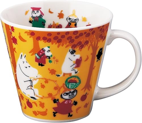 山加商店 MOOMIN (ムーミン) 「 四季 4 seasons 」 マグカップ 大きい 340ml 径約10×9cm Autumn 秋 誕生日プレゼント 雑貨 グッズ 食器 日本製 イエロー MM9603-11のサムネイル