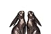 Creative Co-Op Decorative Resin Rabbit Bookends, Bronze, Set of 2