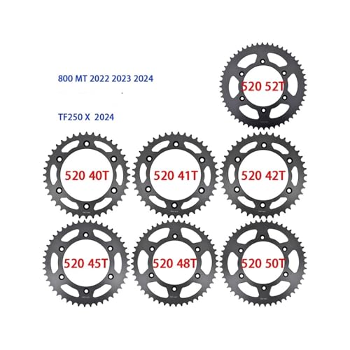Pignon arriere moto universel 520 45T conception durable pour 800MT - 3