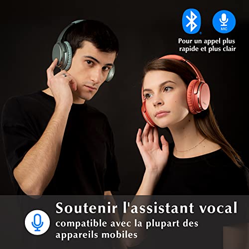 Srhythm NC35 Casque Bluetooth sans Fil V5.0 à Réduction de Bruit Active Léger et Pliable, Circum-auriculaire à Charge… - Les Beatles, Paul McCartney, John Lennon, RIngo Starr, George Harrison Srhythm NC35 Casque Bluetooth sans Fil V5.0 à Réduction de Bruit Active Léger et Pliable, Circum-auriculaire à Charge… – Image 7