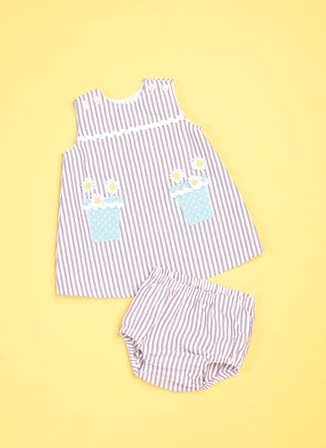 Butterick B6905YA5 robe bébé patron multi-taille ajustable - 7