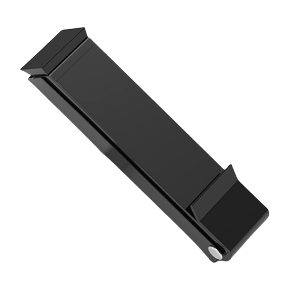 Safety Door Stopper Metal Gate Blocker Easy Pedal Kick Down Door Holder (Black)