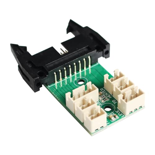 BCZAMD Anycubi Kobra2 3D Drucker Zubehör Hotend Adapter Board: Hot End Nozzle Breakout Module - Anschluss der Heizpatrone Thermistor Ventilator Nivellierung Extrudermotor Teil BCZAMD Anycubi Kobra2 3D Drucker Zubehör Hotend Adapter Board: Hot End Nozzle Breakout Module - Anschluss der Heizpatrone Thermistor Ventilator Nivellierung Extrudermotor Teil