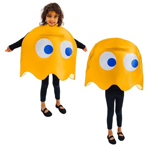 Disfraz infantil Clyde Fantasma PAC-MAN pequeño miniatura 1