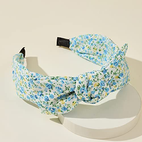 scicent Hair Bands for Women Boho Bow Headband Vintage Rabbit Ear Hairband Wide Print Headbands Women's Fashion Girls Hair Accessories 10909 - Image 2