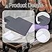 Aymzbd Upholstered Wedge Exercise Equipment Professional Lightweight Comfortable for Pilates Reformer Workout Pad for Home Workout, Dark Gray