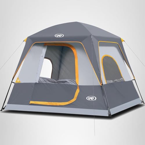 UNP Family Camping Tent for 8 People, Waterproof and Wind Resistant with Rainfly - Portable Dome Tents for 6-8 Campers - Image 8